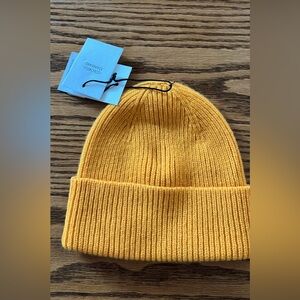Yellow Ribbed Beanie